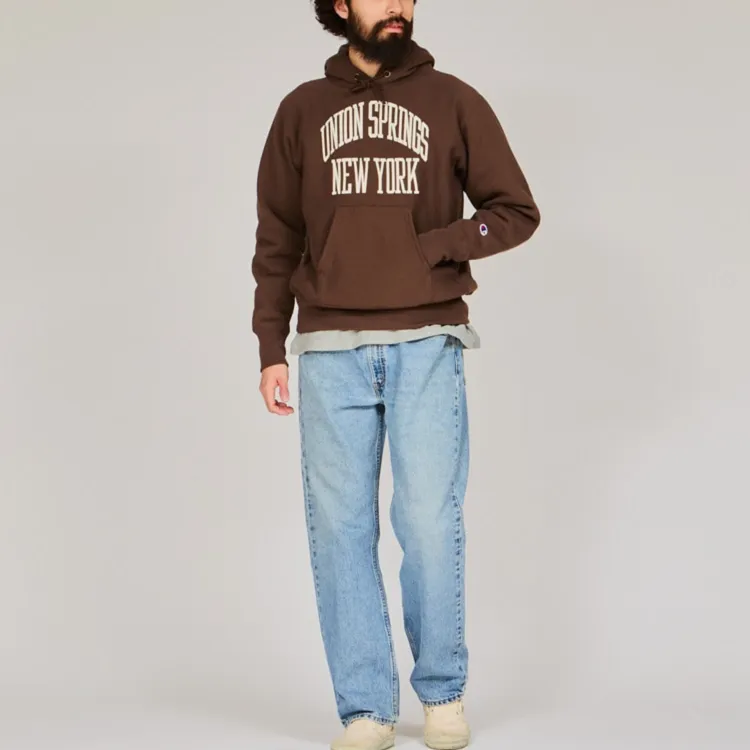 Champion Reverse Weave FW24 Sweatshirt Unisex Dark Brown-1