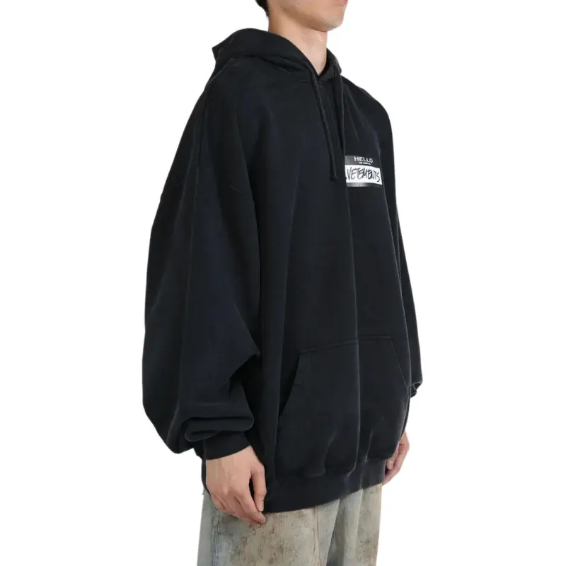 Vetements Hello My Name Is Vetements Hoodie-1