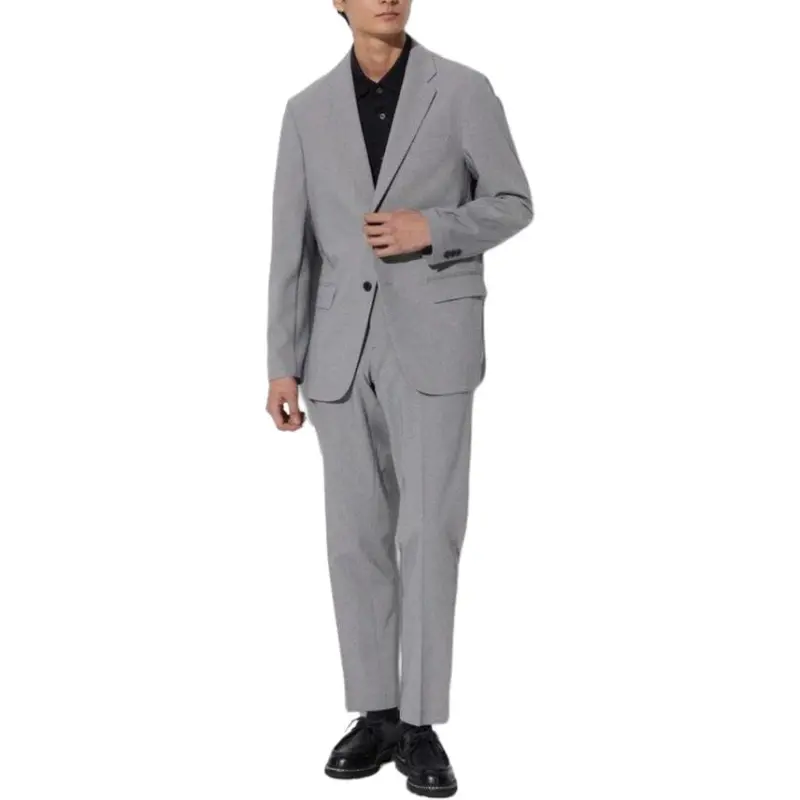 UNIQLO SS24 Business Suit Unisex Sky Gray-1