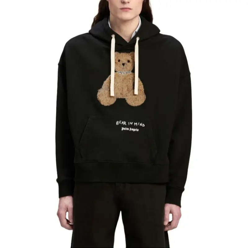 PALM ANGELS Bear In Mind Hoodie-1