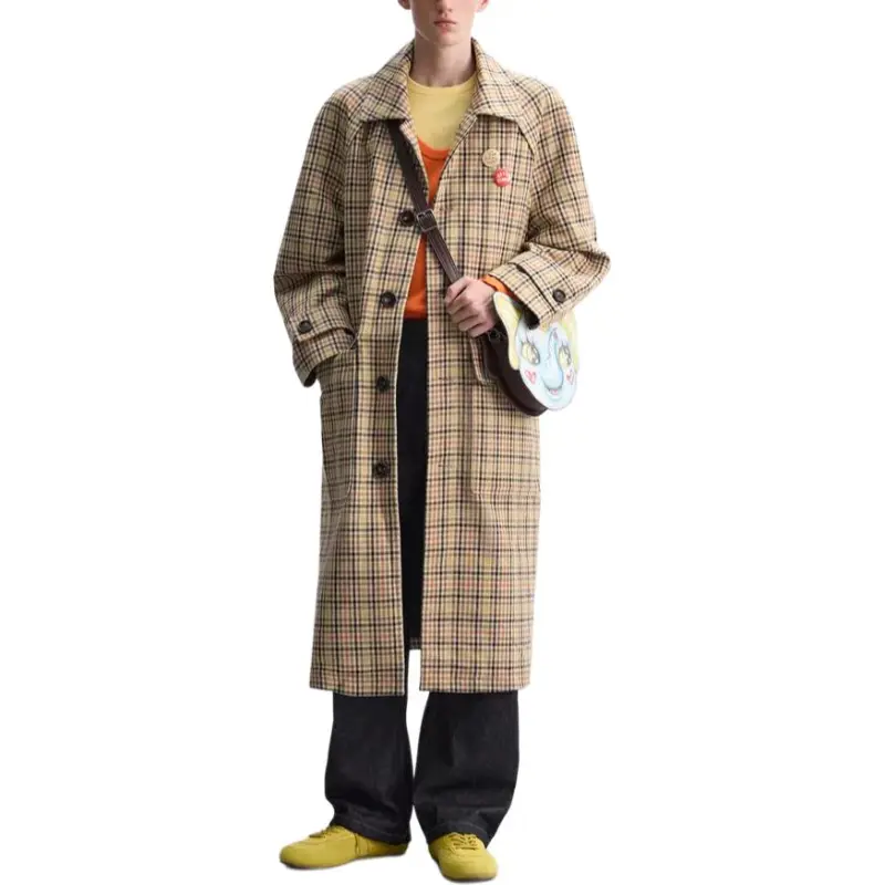 ZARA Trench Coats Unisex Brown-2