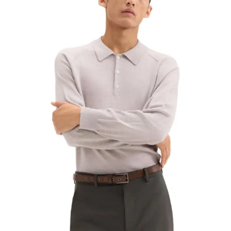 THEORY Sweaters Men Greige-1