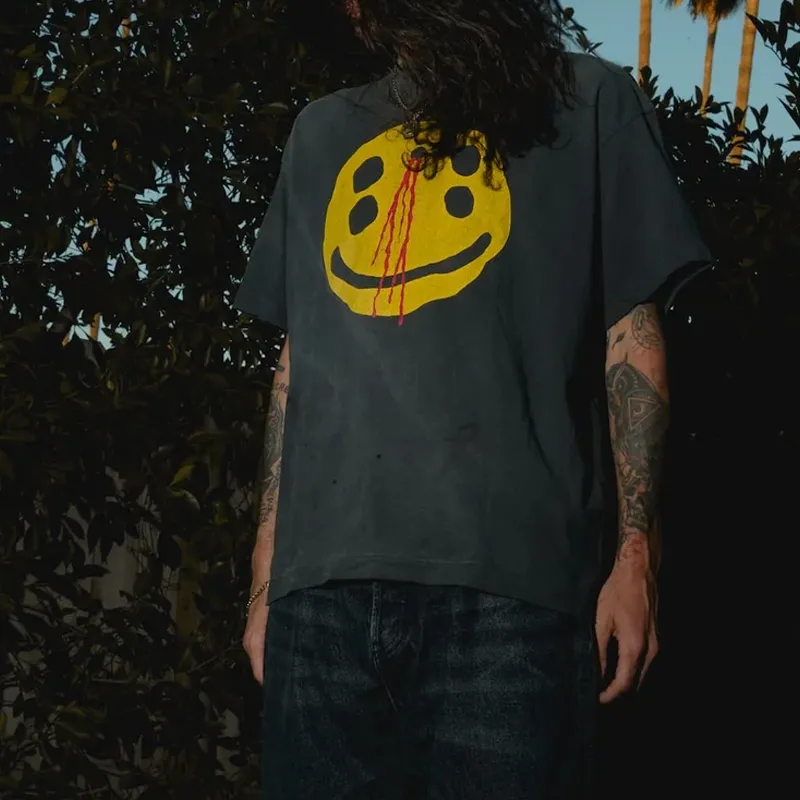 Saint Michael X Cactus Plant Flea Market Smile Tee-3