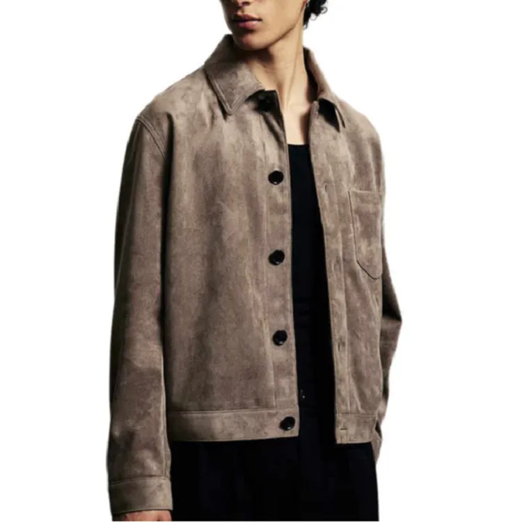 H&M Business Suits Men Greige-1