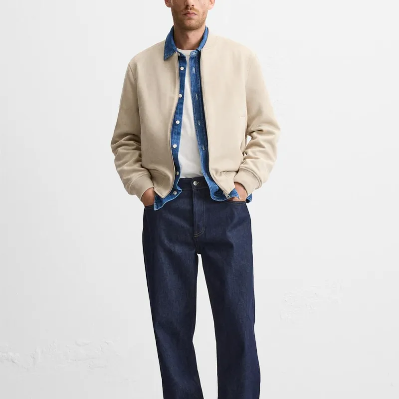 ZARA Jackets & Coats Men's Beige-3
