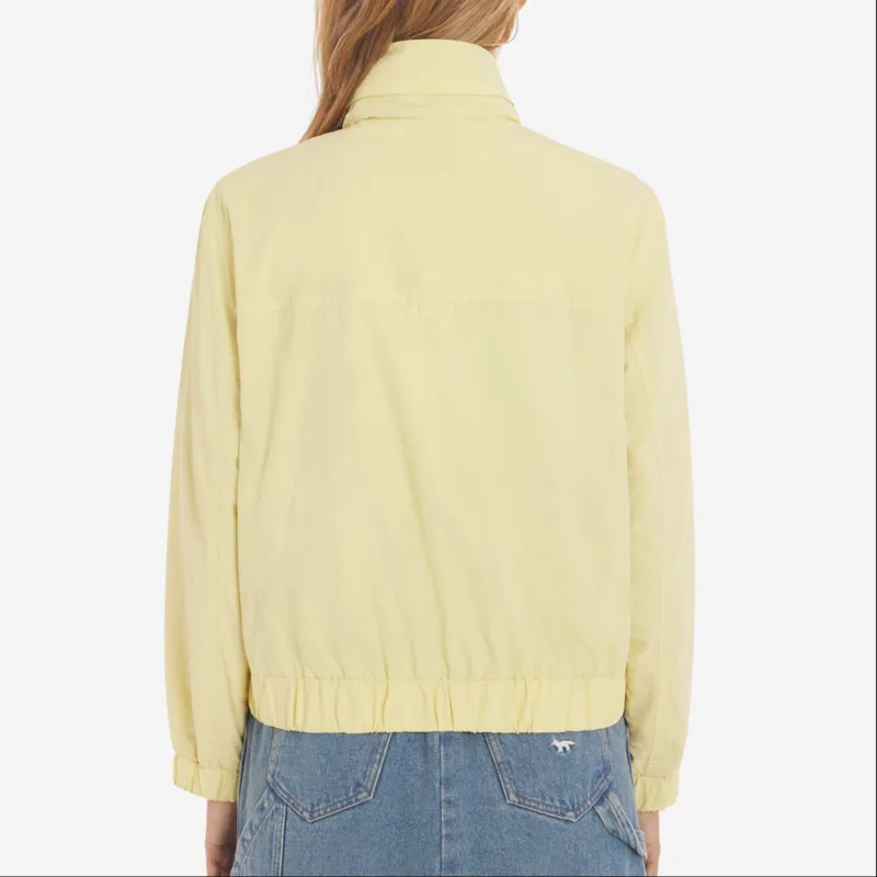 Maison Kitsune SS24 Trench Coat Women's Chalk Yellow-4