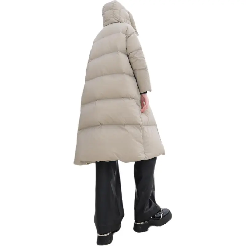 3COLOUR Down Jacket Women's Stone Gray-1