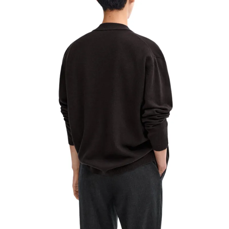 Massimo Dutti Sweater Men's Charcoal Gray-4