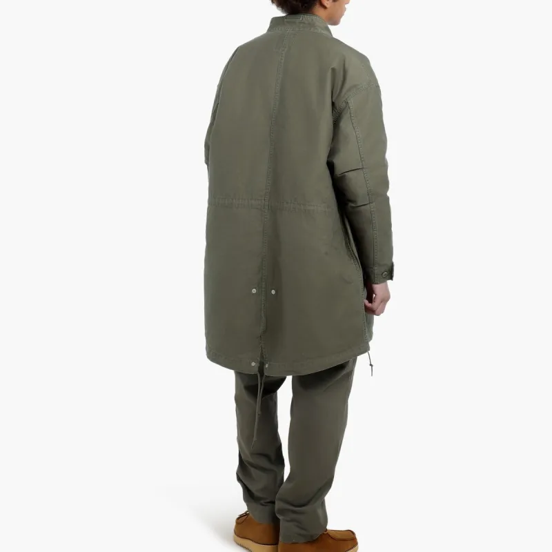 MADNESS Parka Coats Men Army Green-3