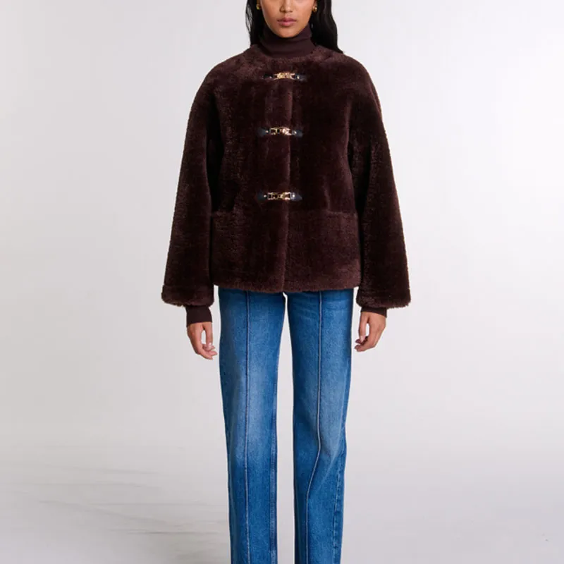 Maje Faux fur Coat-1