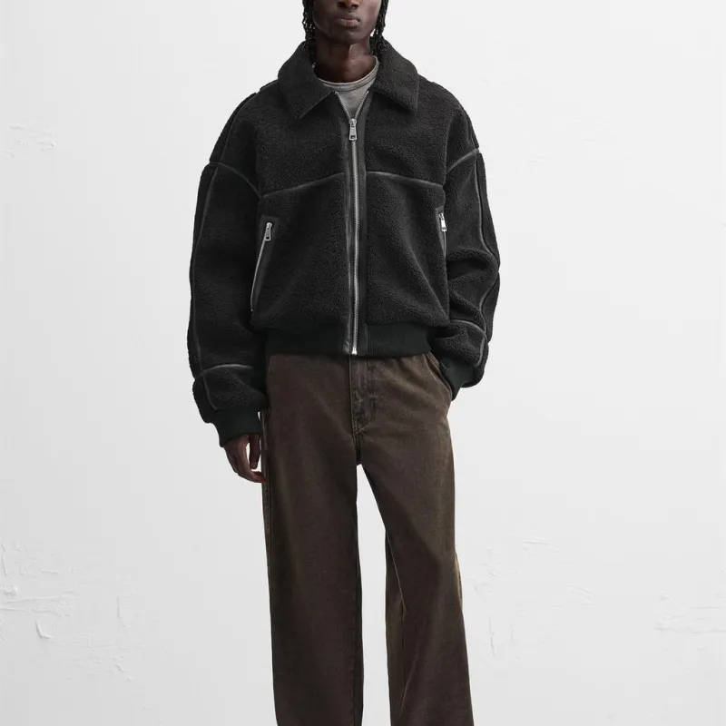 ZARA Velvet Jackets Men-8
