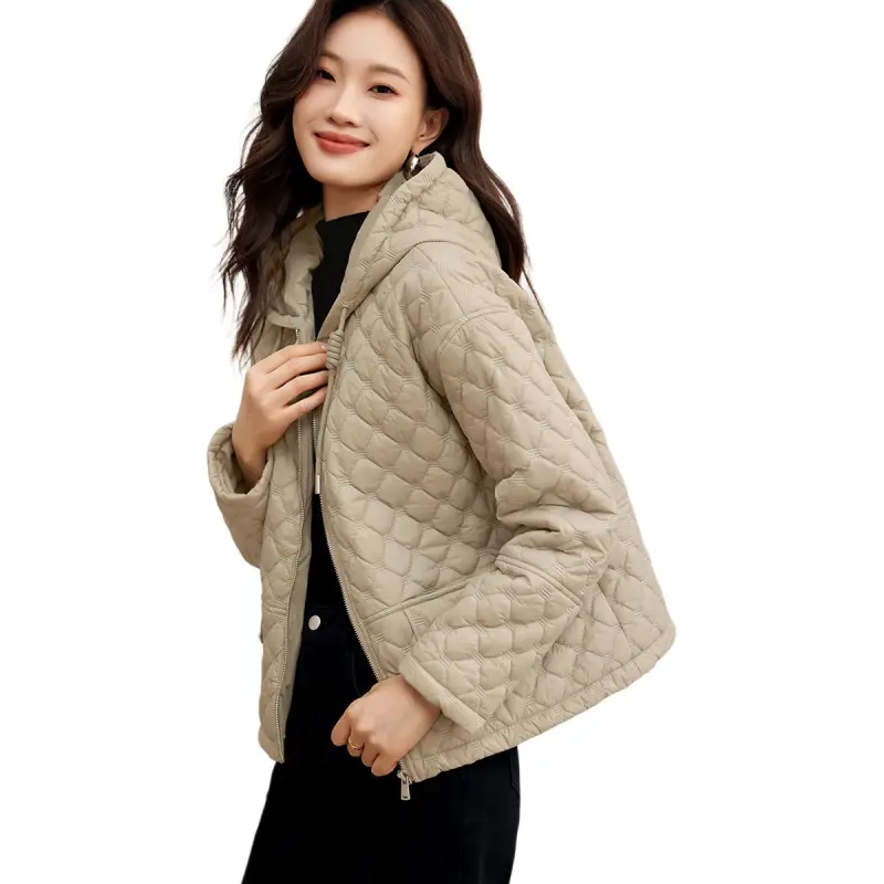 Mo Han Yi Mei Puffer Jacket Women's Green Khaki-2