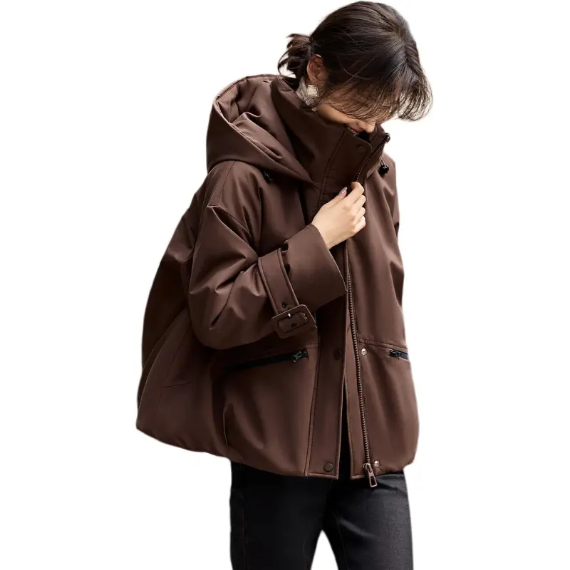 XWI Puffer Jacket Women's Dark Brown-0