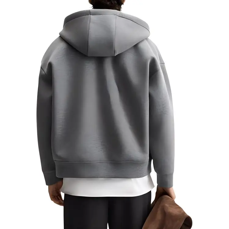 ZARA Sweatshirt Men's Zebra Print Gray-4
