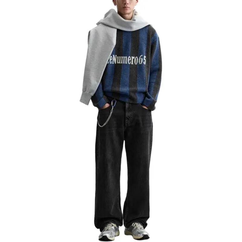 ZARA Sweaters Unisex Blue-3