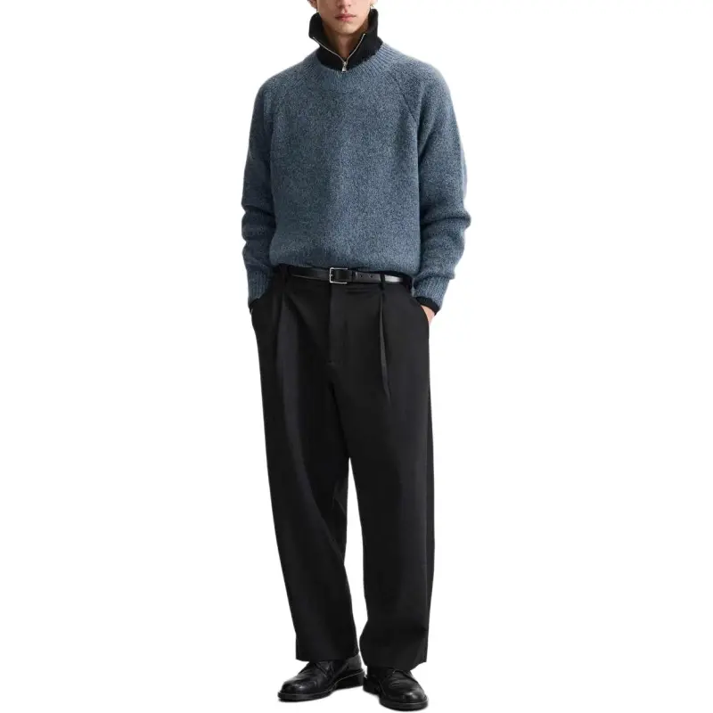 ZARA Sweaters Men Blue-2