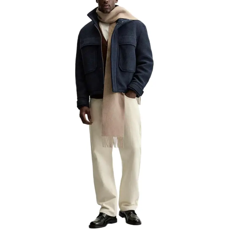 ZARA Jackets Coats Men's Dark Blue-3