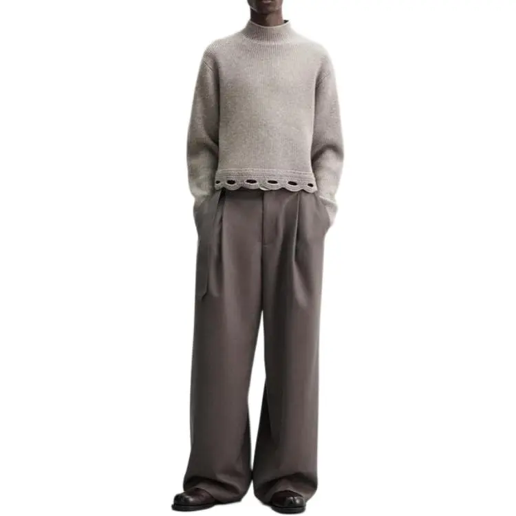 Nanushka X ZARA Nanushka Collaboration Sweaters Men Apricot-3