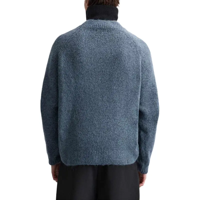 ZARA Sweaters Men Blue-4