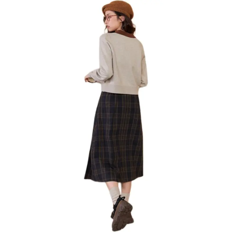ZIHAN Casual Long Skirts Women's-8