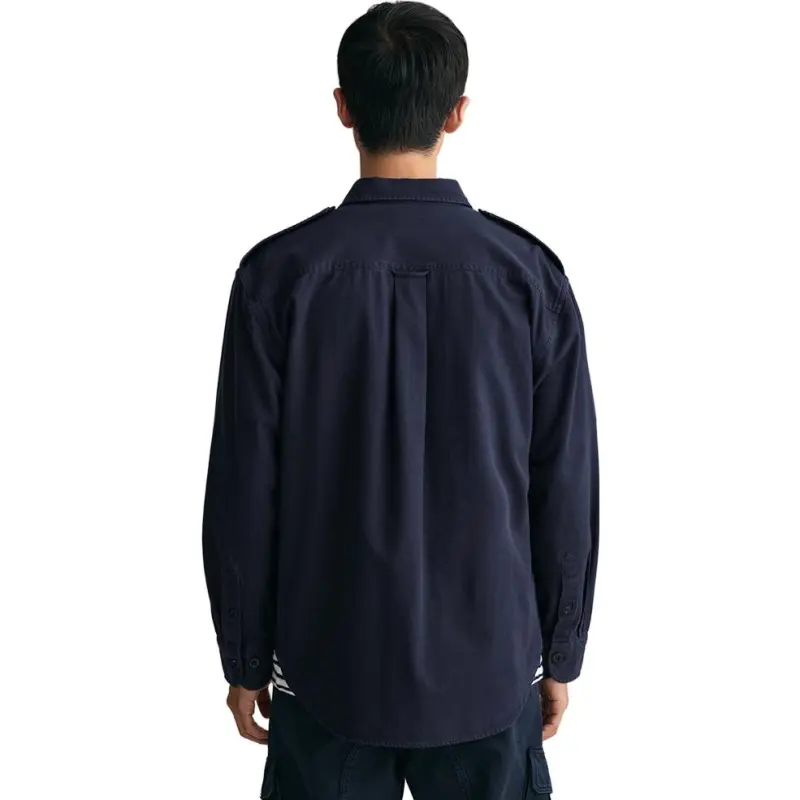 GANT Shirts Men Night Blue-1