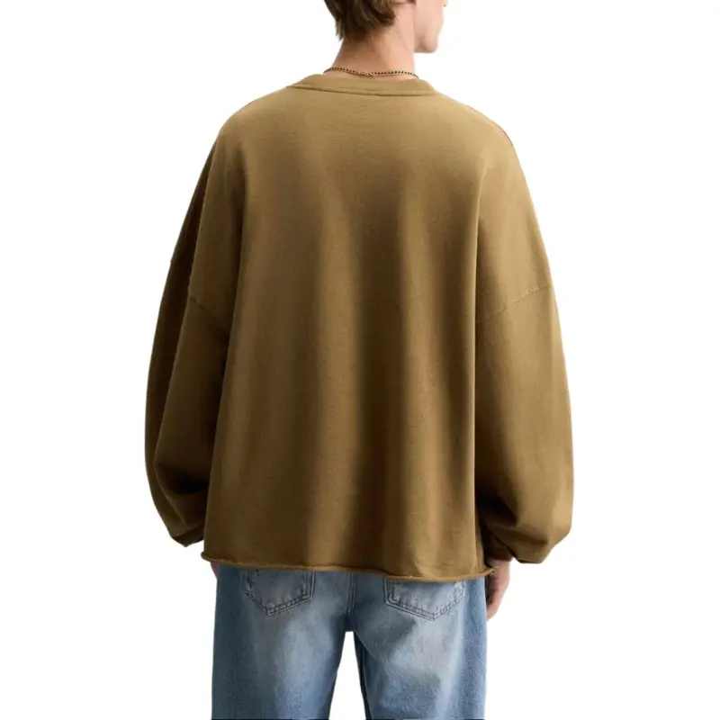 ZARA Sweatshirt Men's Dark Brown-4
