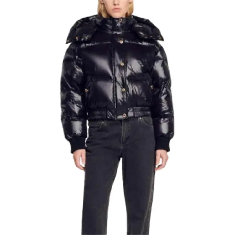 Sandro FW22 Down Jacket Women's Black-1