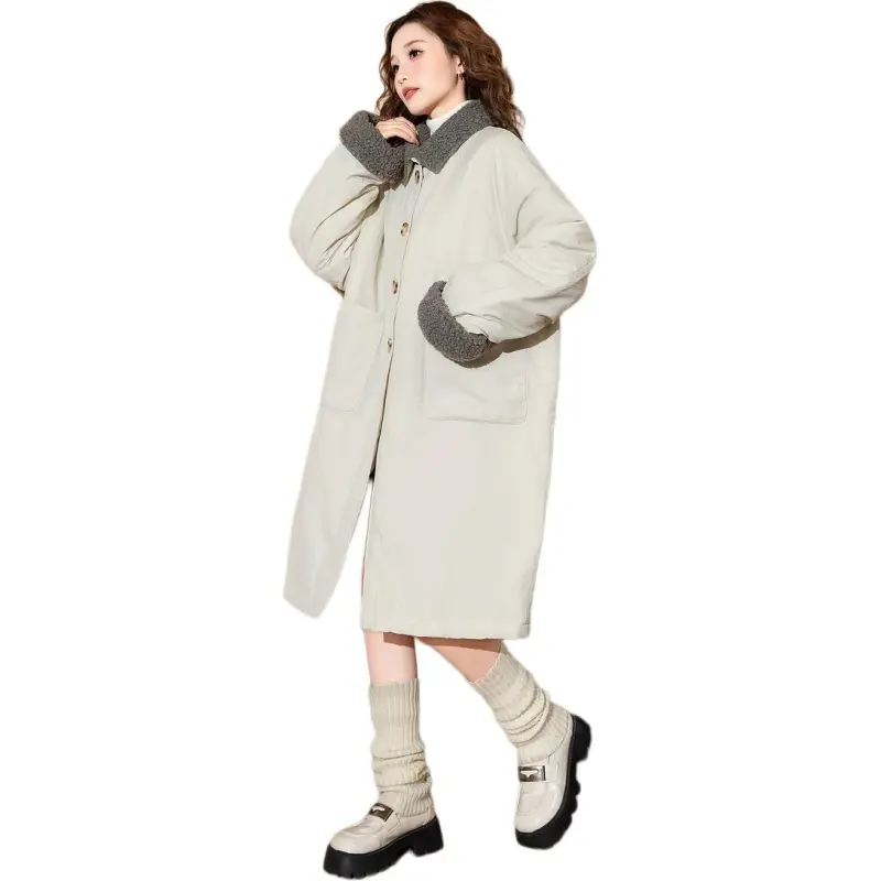 Tonlion Puffer Jacket Women's Greek White-1