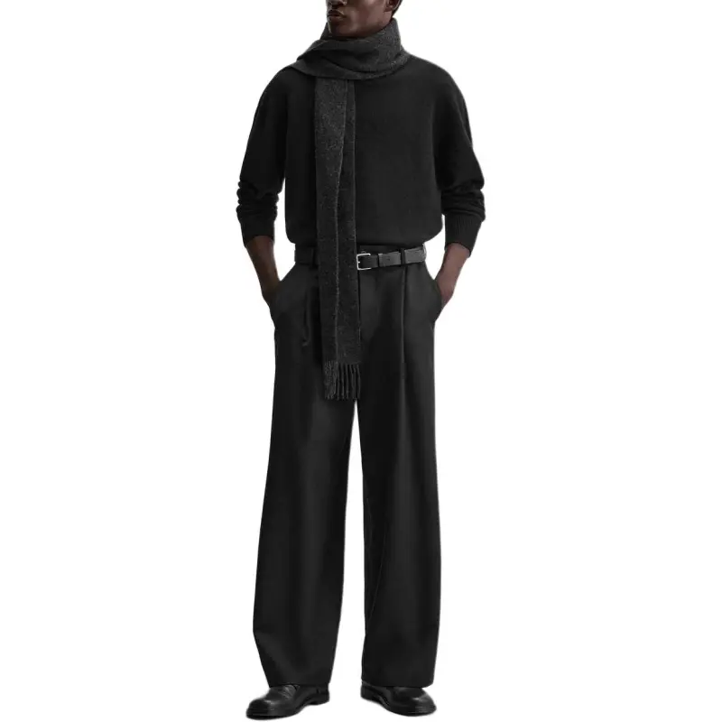 ZARA Sweaters Men Black-3