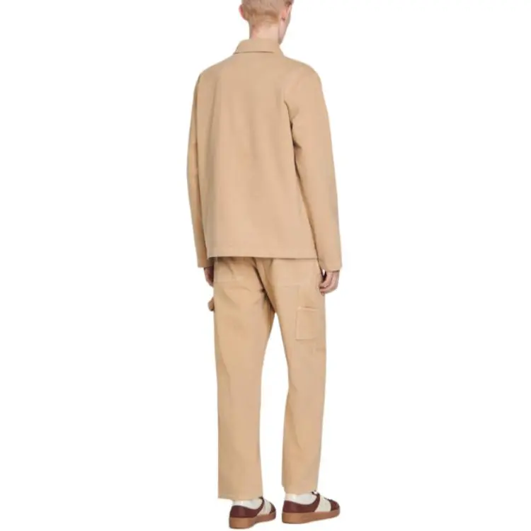 Sandro Twill Cotton Shirt Jacket-2