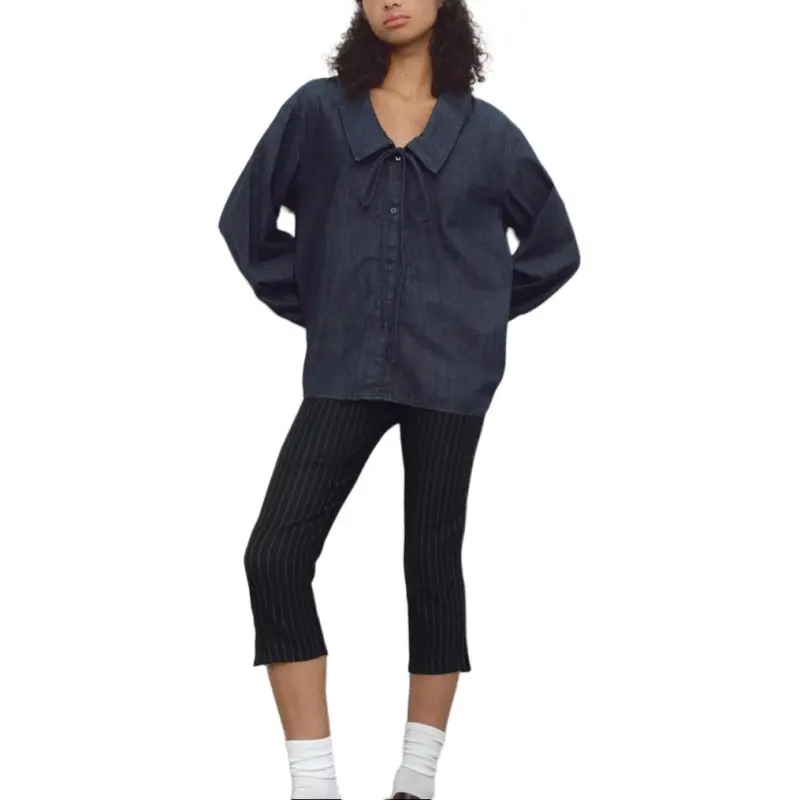 ZARA Trf Shirts Women's Indigo-2