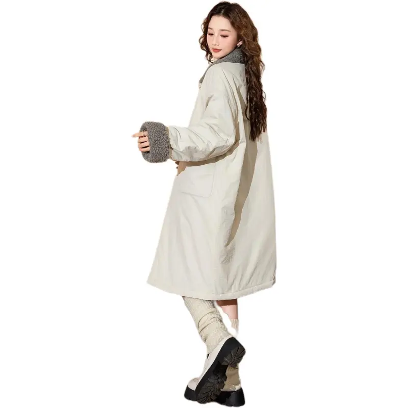 Tonlion Puffer Jacket Women's Greek White-2