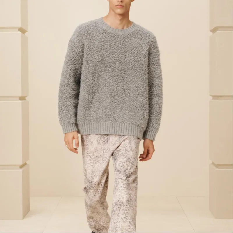 ZARA Sweaters Men Gray-3