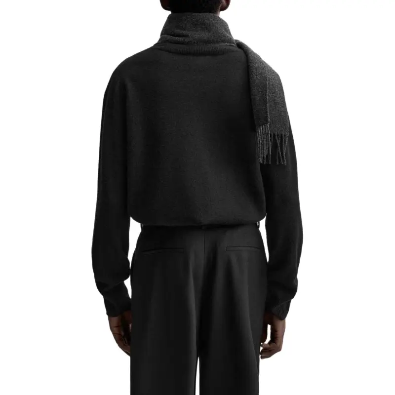 ZARA Sweaters Men Black-4
