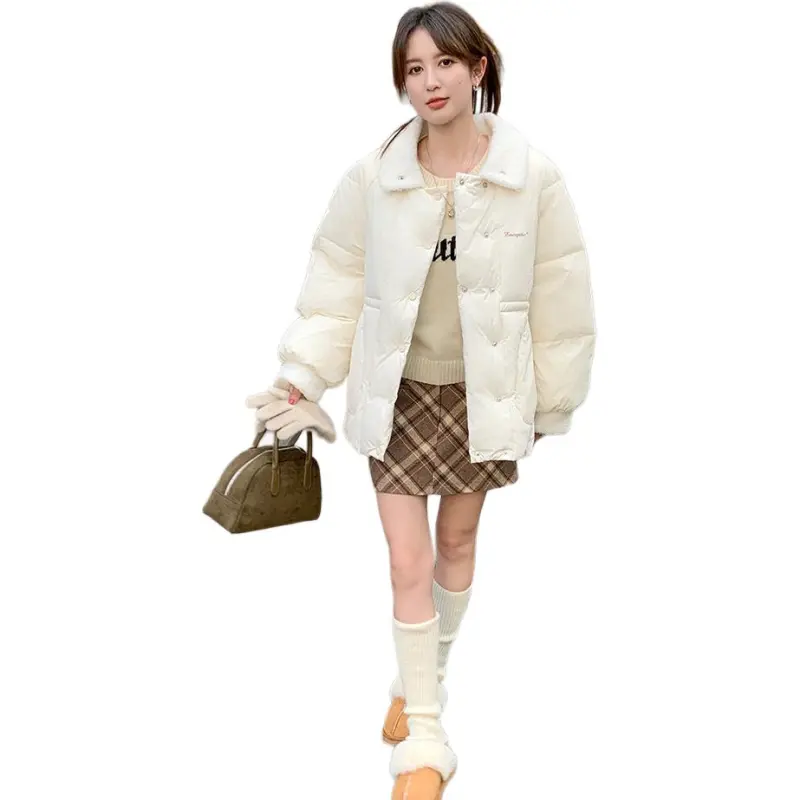 Tonlion Puffer Jacket Women's Ecru-3