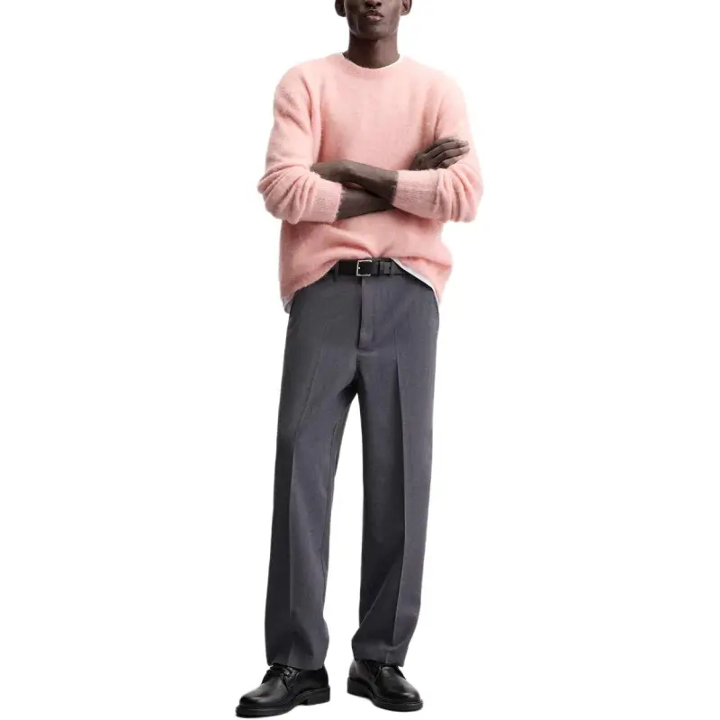 ZARA Sweaters Men Pink-3