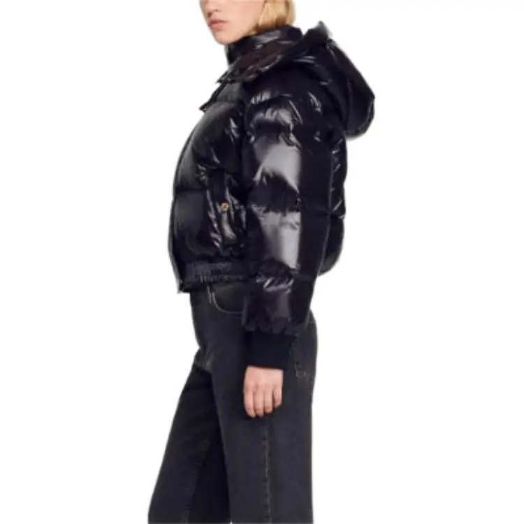 Sandro FW22 Down Jacket Women's Black-3