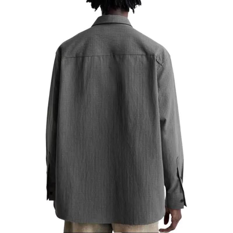 ZARA Shirts Men Gray-3