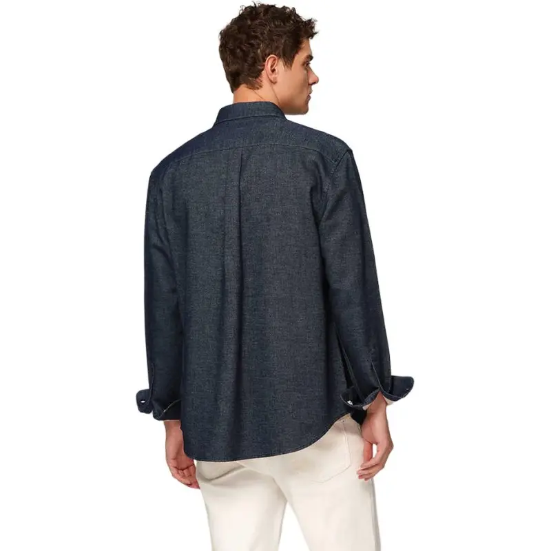 HAZZYS Shirt Men's Dark Navy Blue-4