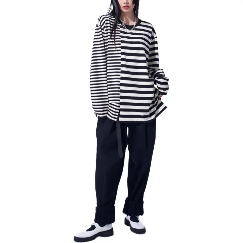Yohji Yamamoto FW24 T-Shirt Unisex Black Beige-7