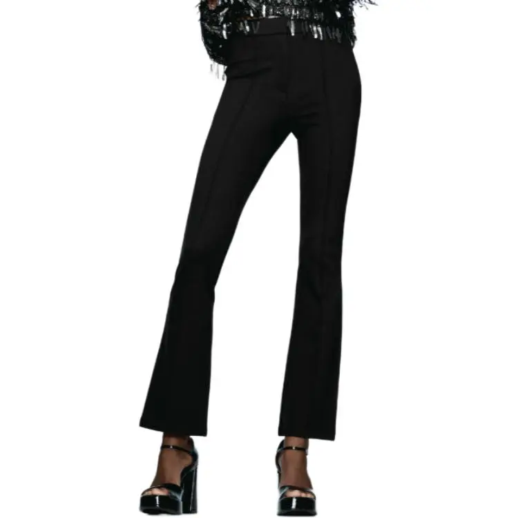 ZARA Halloween Limited Edition Series Casual Pants Women's Black-2
