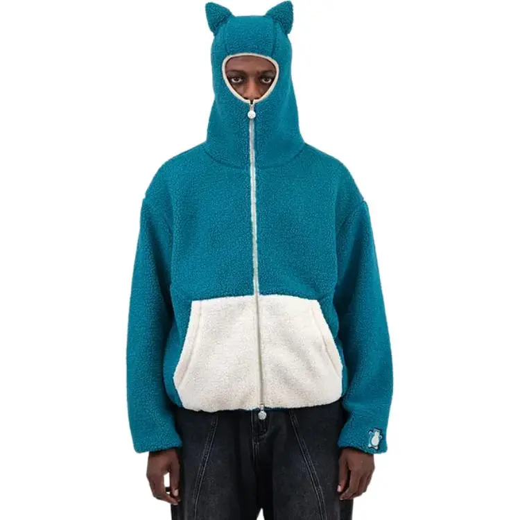 Pokemon X Vandy The Pink Snorlax Fleece Jacket-2