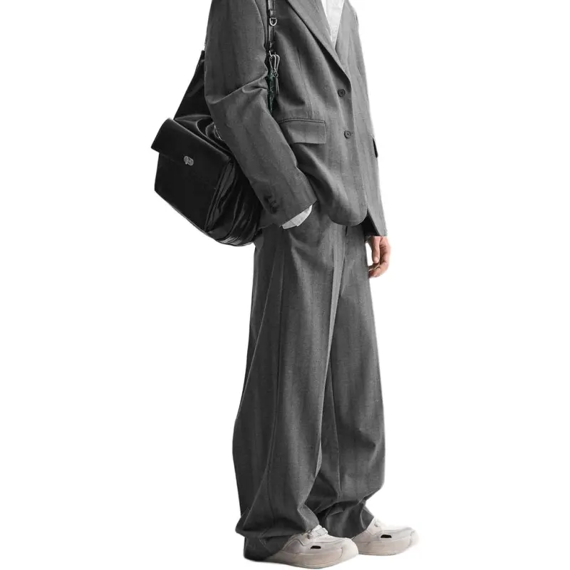 ZARA Suit Trouser Men's Coal Gray-6