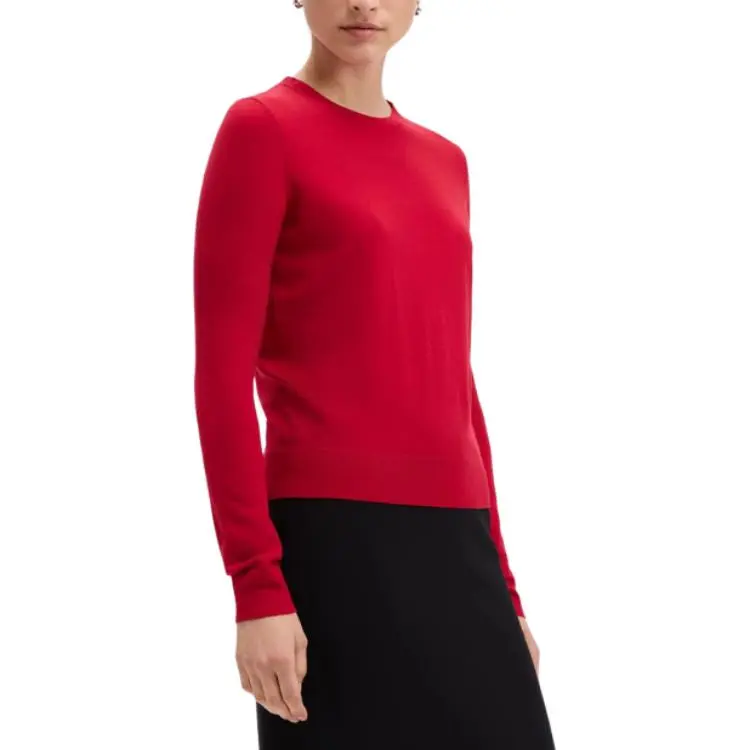 THEORY New Year Sweater Women's Starburst Red-2