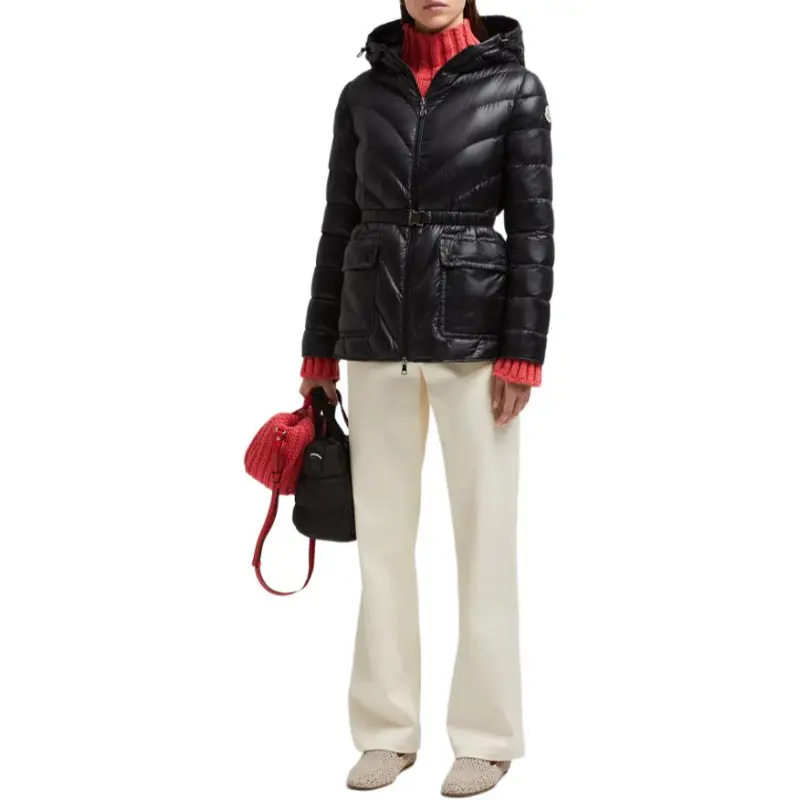 Moncler Argenno Belted Down Jacket-1