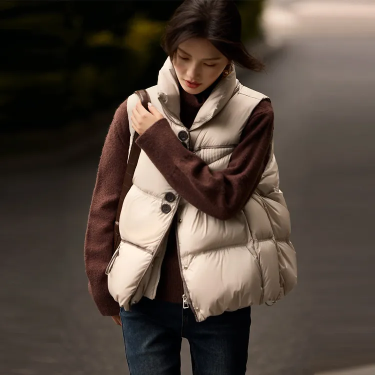 XWI Down Jacket Women's Beige Apricot-2