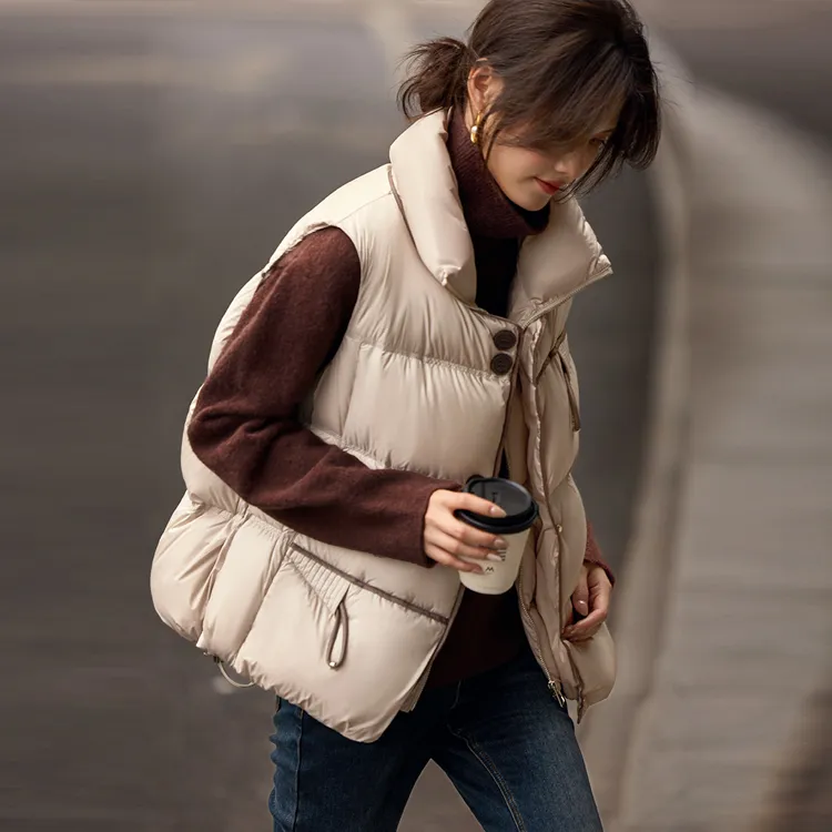 XWI Down Jacket Women's Beige Apricot-1
