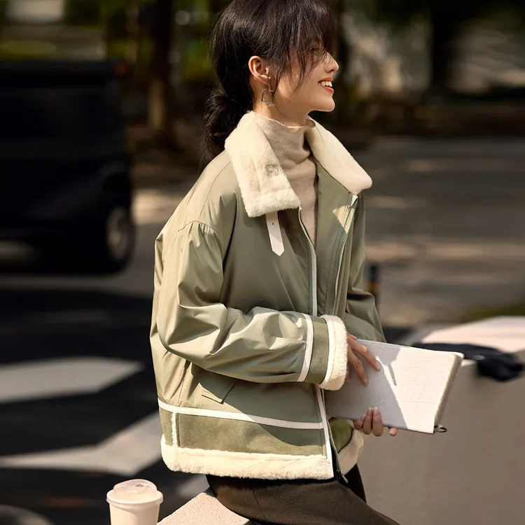 XWI Puffer Jacket Women's Pea Green-1