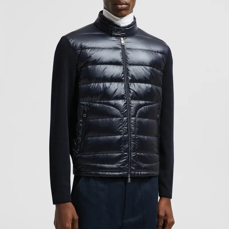 Moncler Tricot Zip Up Padded Cardigan-1