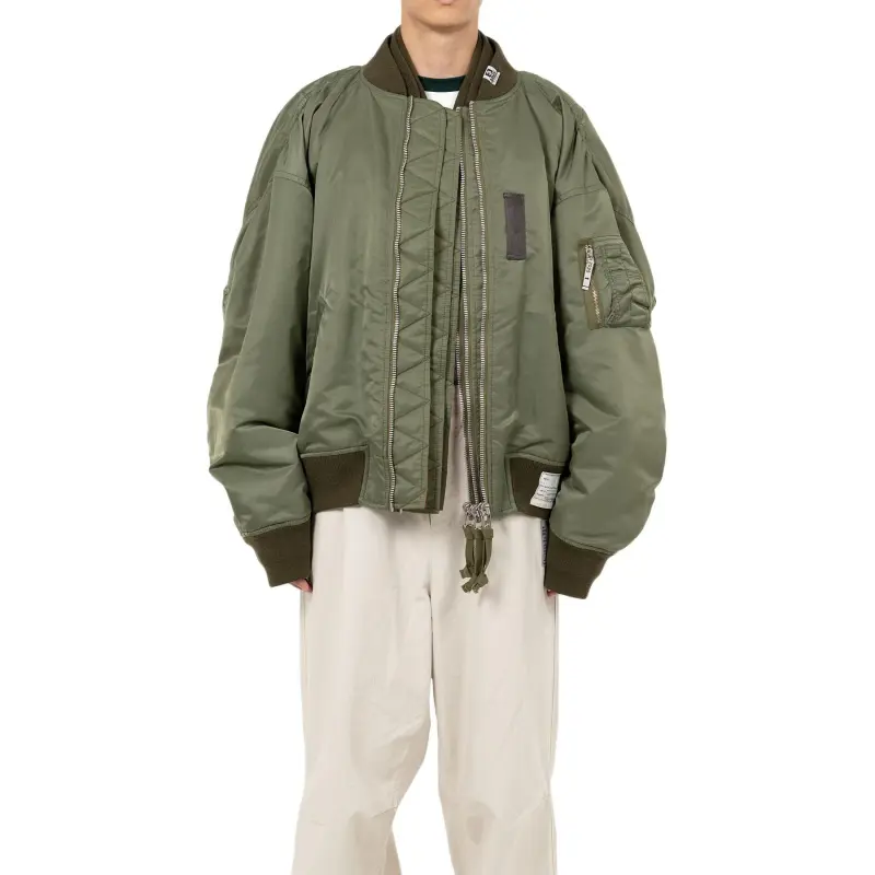 Maison Mihara Yasuhiro Nylon Bomber Jacket-5